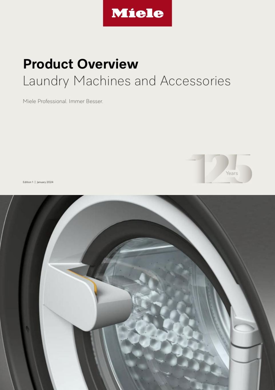 Miele Product Overview Laundry Machines and Accesories