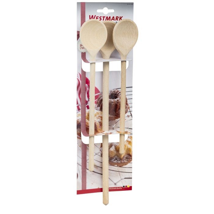 3 Mixing Spoons Natur Pur