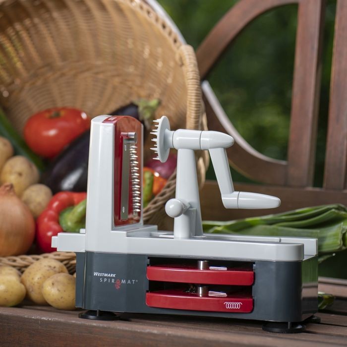 Abs Vegetable Cutter With 3 S/S Blades - Spiralizer
