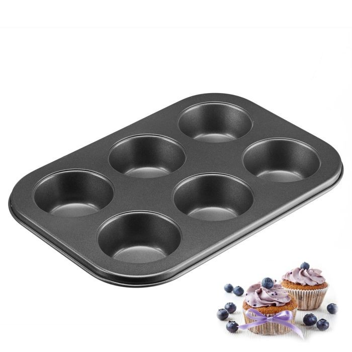 Muffin Baking Tin, 6 Muffins