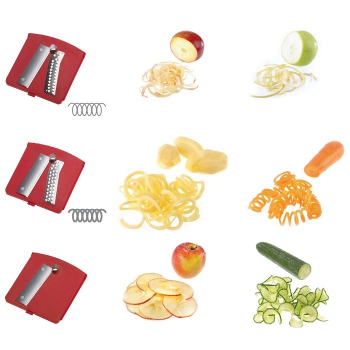 3 Stainless Steel Blades - Spiralizer