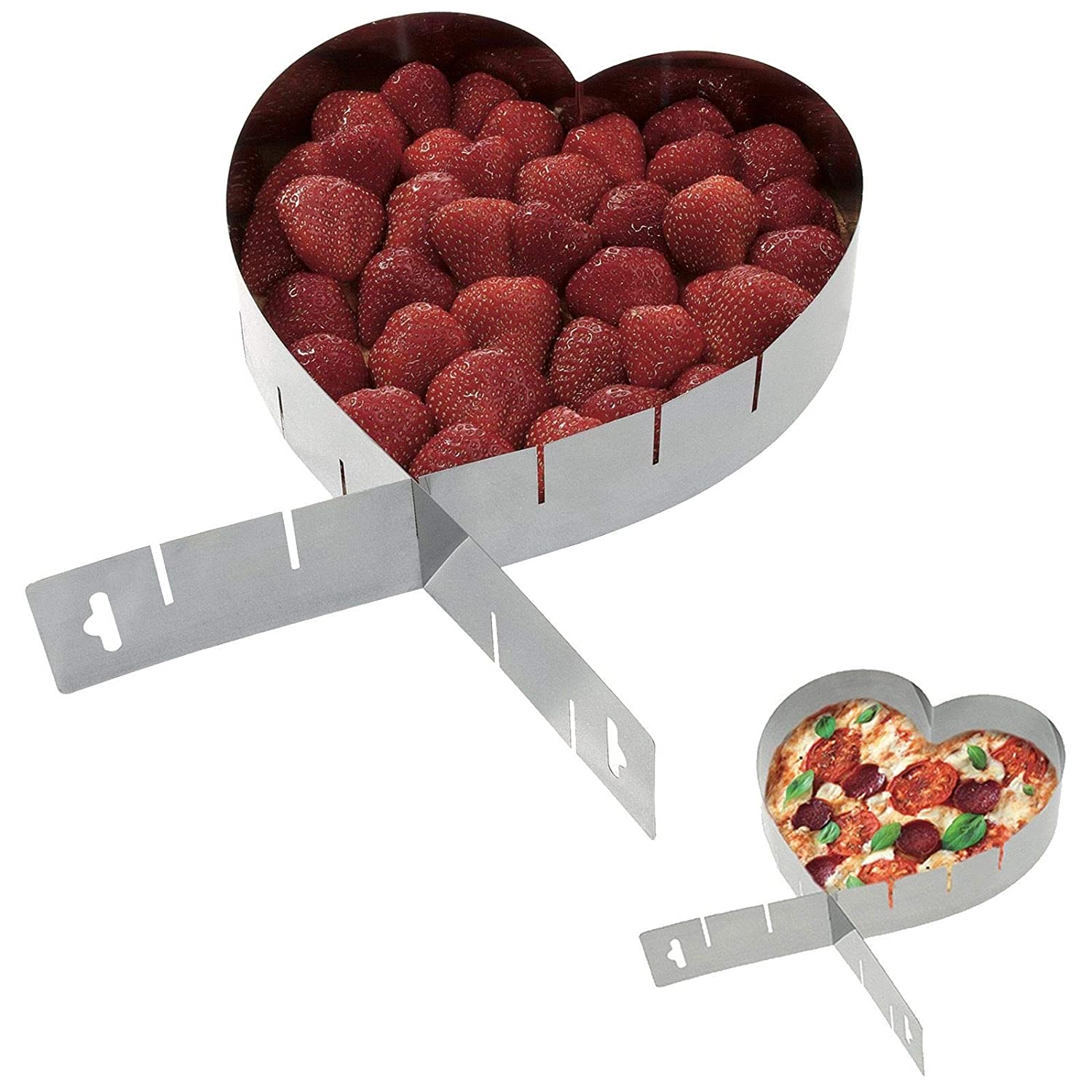 Stainless Steel Heart Shaped Baking Frame