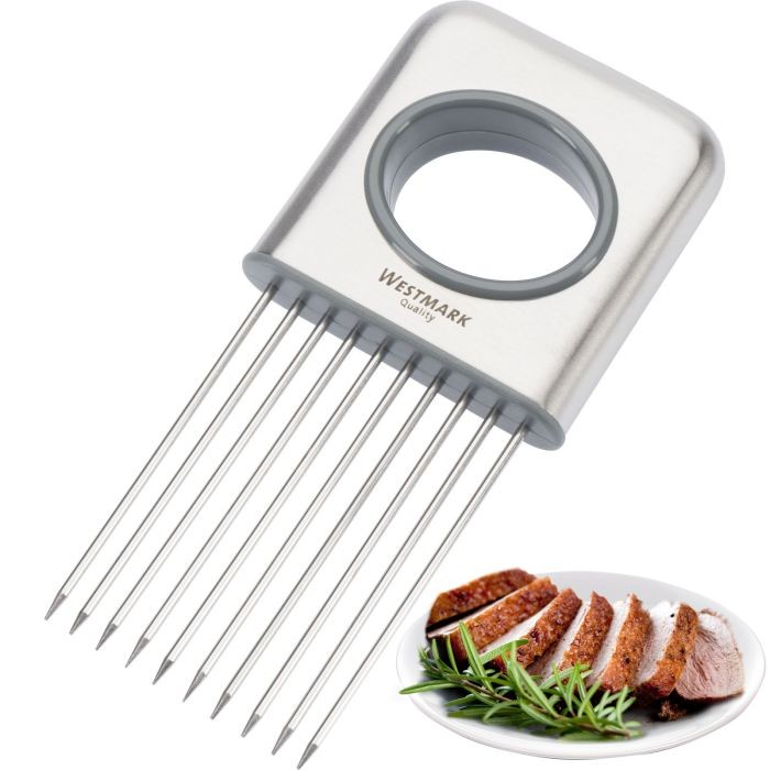 Stainless Steel Prong Slicing Aid