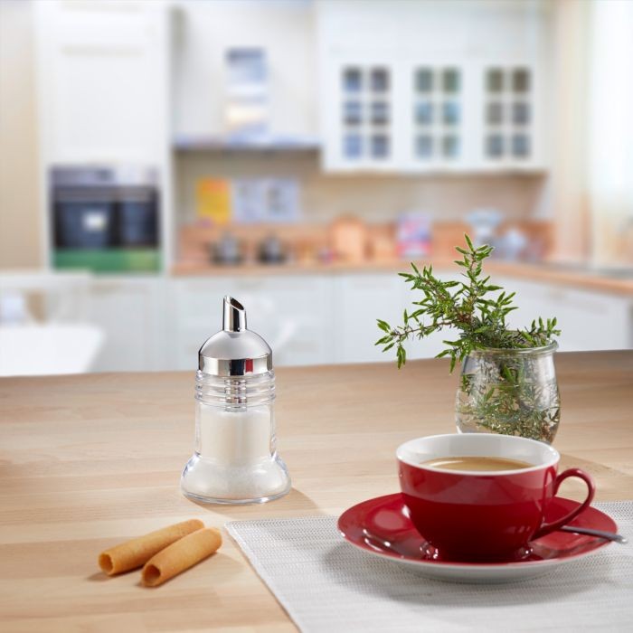Paris 150 Ml Glass & Stainless Steeel Sugar Dispenser