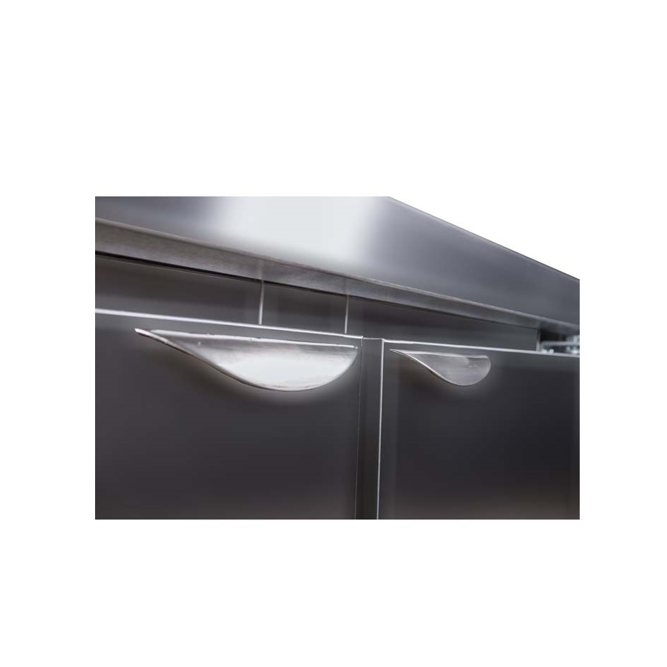 SHDU1800HC Solid Hinged Door Undercounter Fridge Flat Top