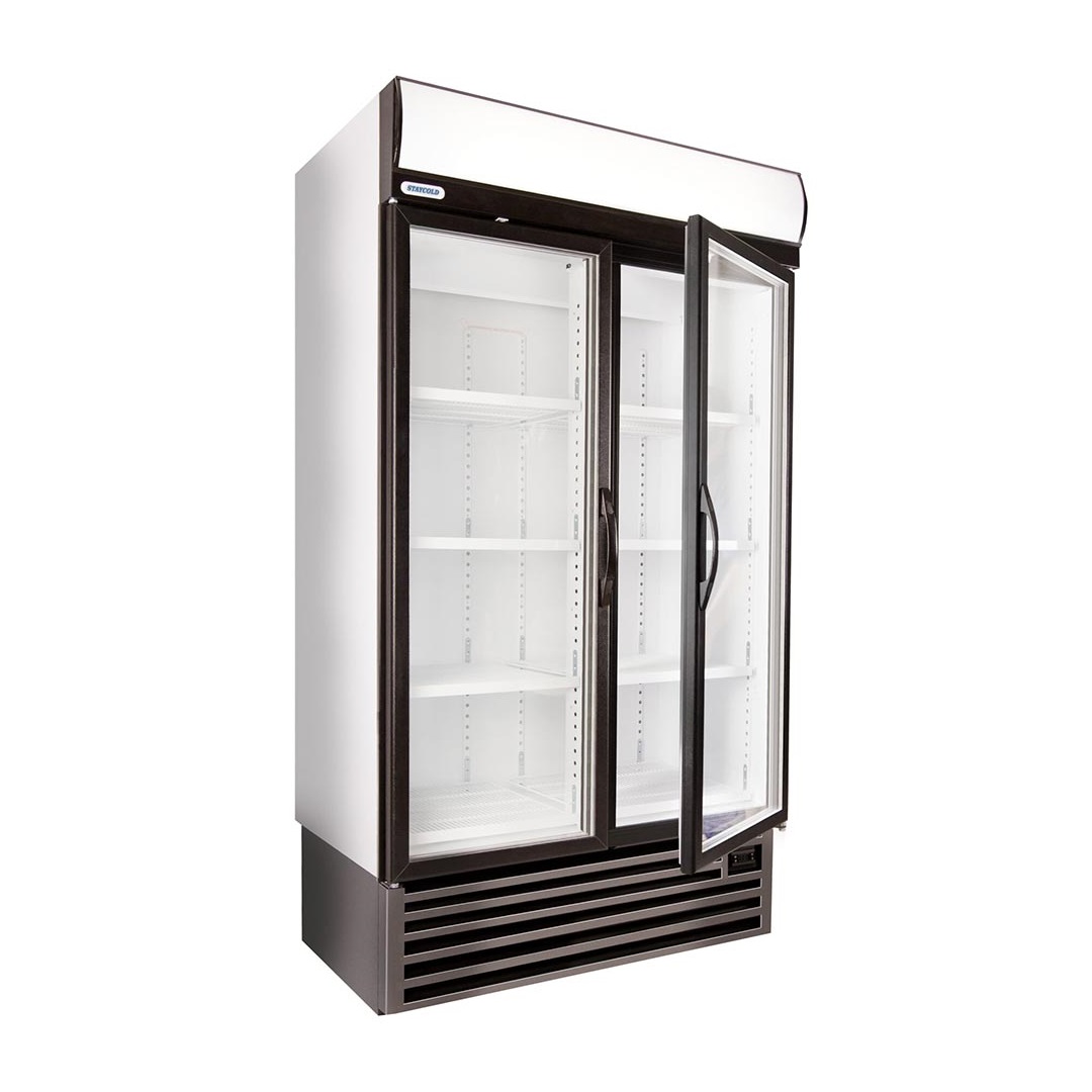 HD1140F Double Glass Door Display Freezer