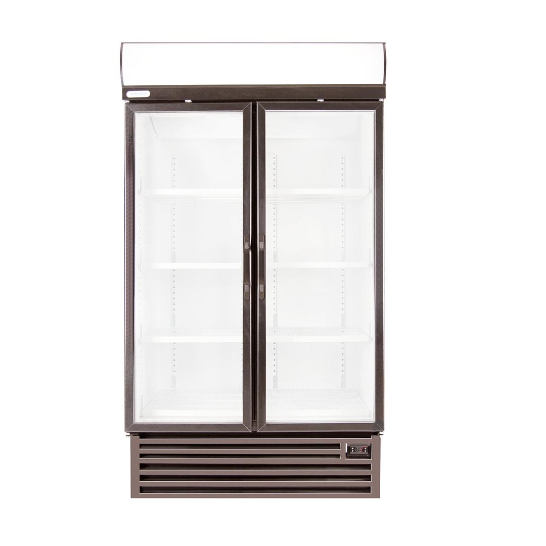 HD1140F Double Glass Door Display Freezer