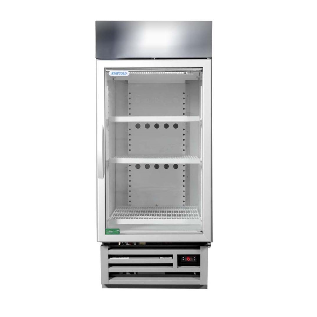 HD580F Half Door  Display Freezer With Grey Trim