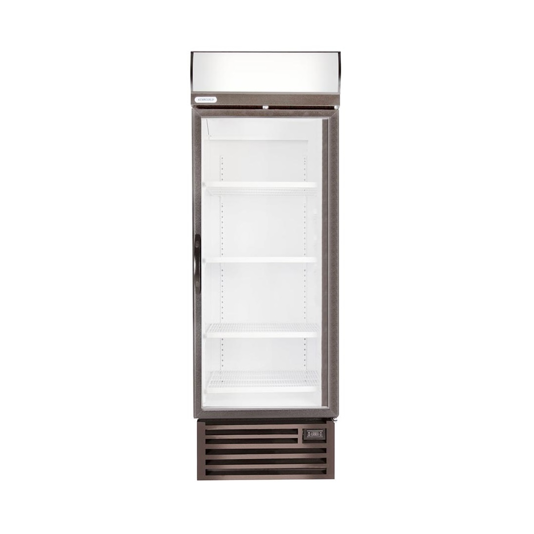 HD690 Single Hinge Door Display Fridge
