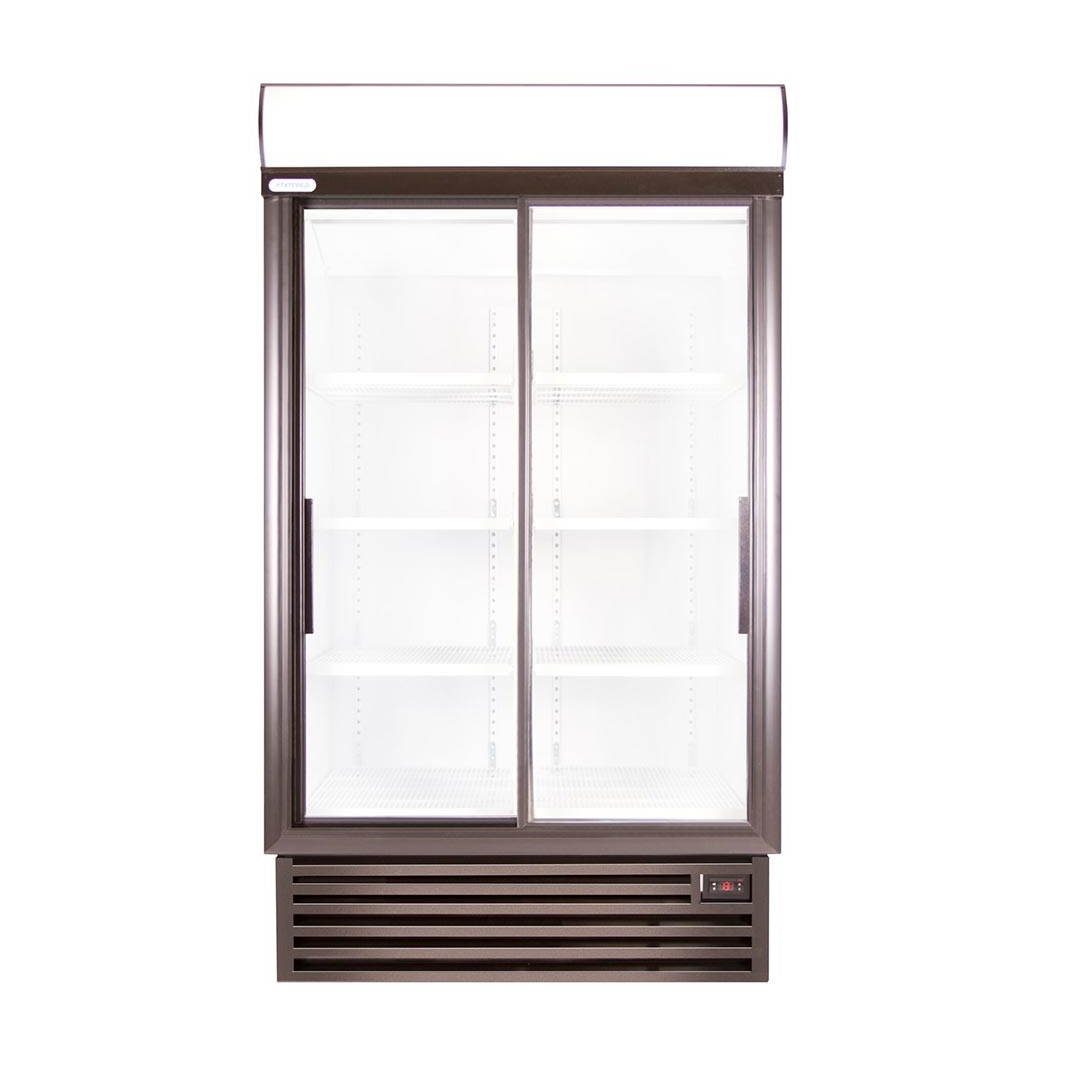 SD1140 Double Sliding Door Display Fridge