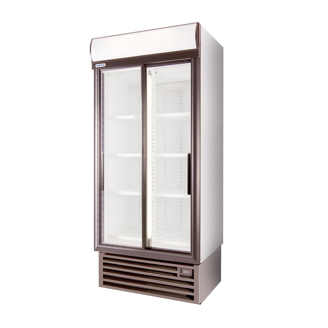 SD890 Double Sliding Door Display Fridge