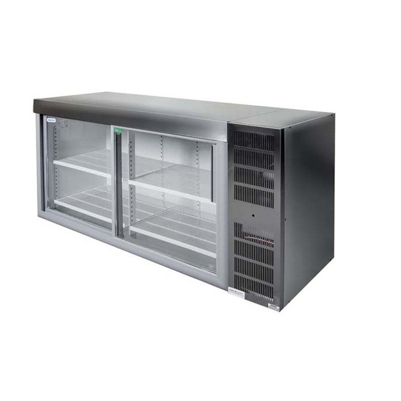 SDU2000 Undercounter Fridge With Glass Sliding Door
