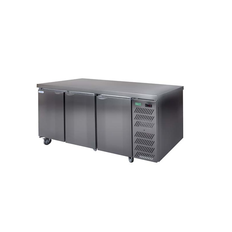 SHDU1800HC Solid Hinged Door Undercounter Fridge Flat Top