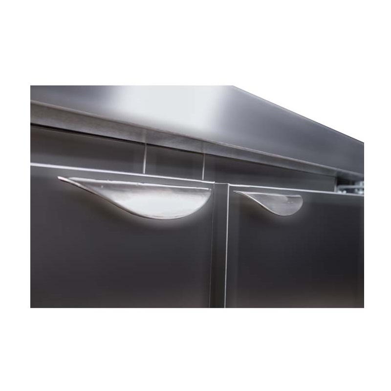SHDU1800PHC Solid Hinged Door Undercounter Fridge With Pizza Top