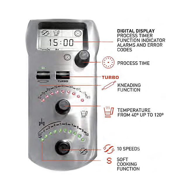 MyCook food 1.8 control panel