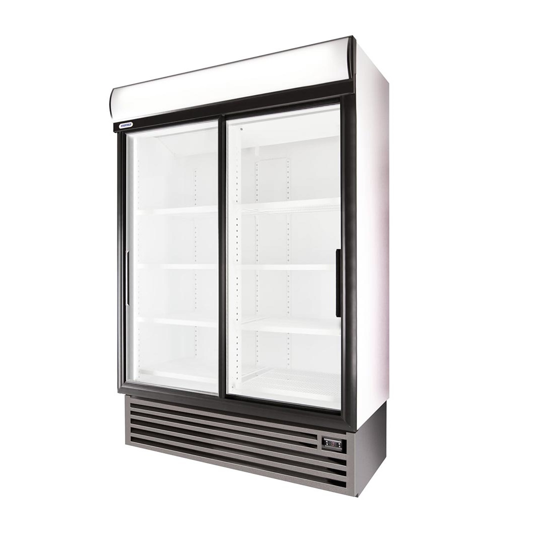 SD1360 Double Sliding Door Display Fridge