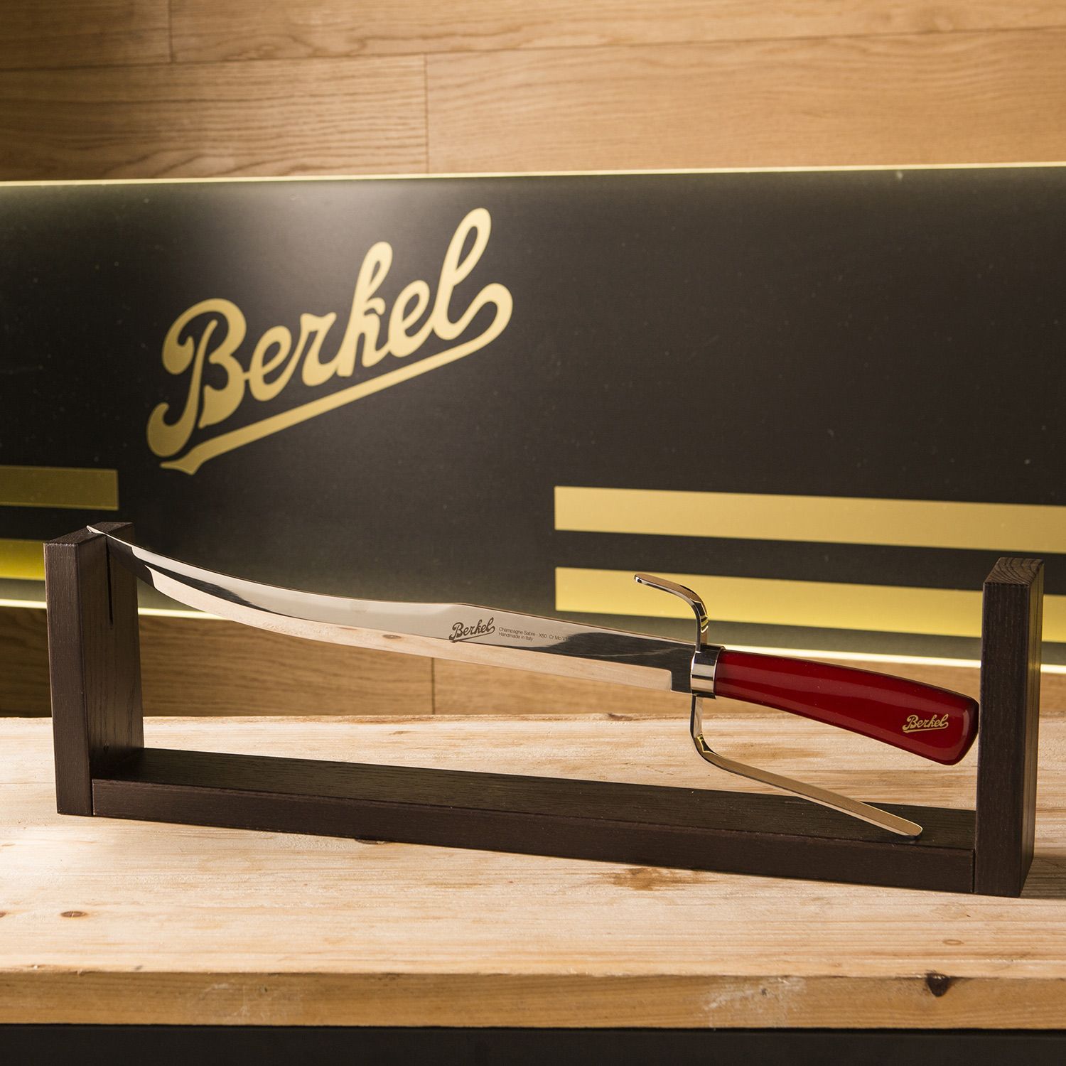 Sabre In Red On Stand