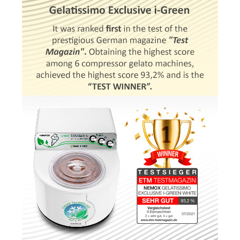 Gelatissimo Ice Cream Maker 1.7 Lt
