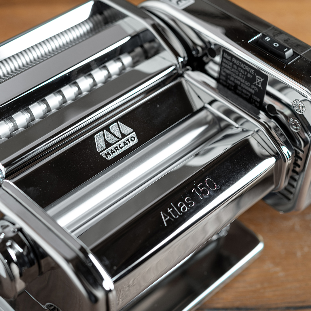 Atlas 150 Stainless Steel Pasta Machine With Motor
