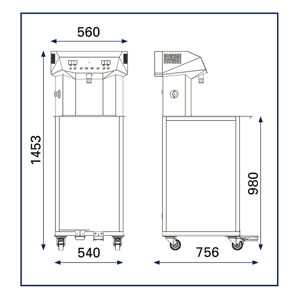 M1300 Dimensions