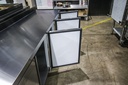 3.5 Stainless Steel Door Underbar Fridge With Splashback