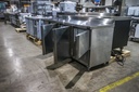 3.5 Stainless Steel Door Underbar Fridge With Splashback