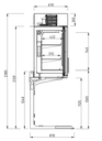 Combi AS25 2500mm Top Mounted Horizontal Freezer with Four Doors