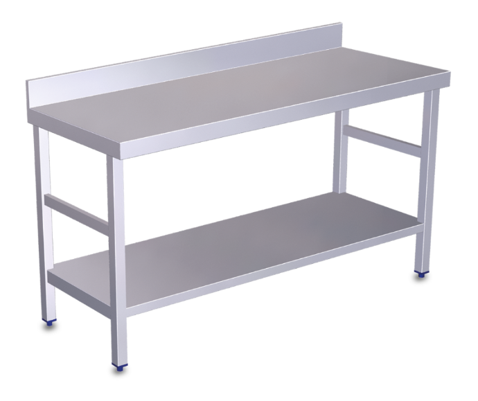 Wall table 1800x800 with shelf
