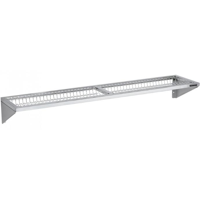 Wall-mounted dish rack shelf 1430x300x180 mm