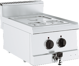 Kusina 600 Series Sauce Bain Marie W/ Electric, Counter Top 400x600x300mm
