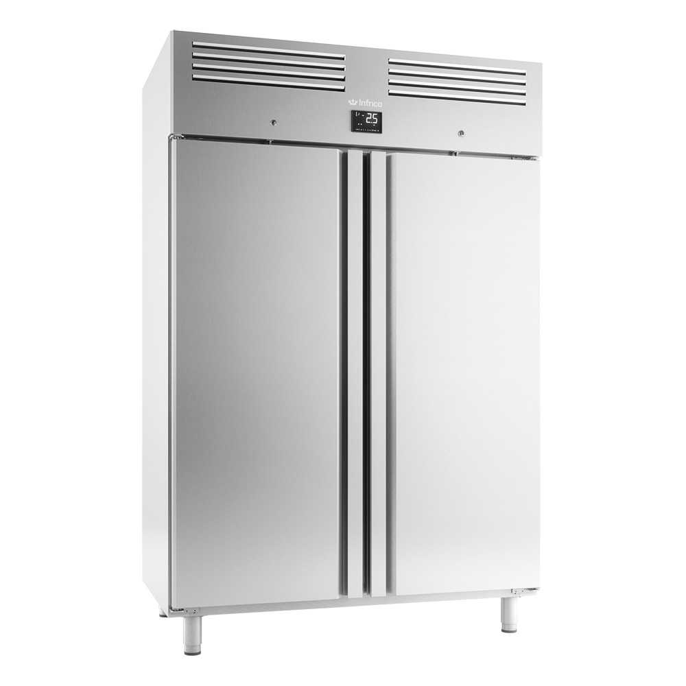 1240l Upright Freezer with Double Solid Door