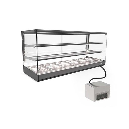 VTLG28GRP-2 Logic Triple Display Showcase - Remote