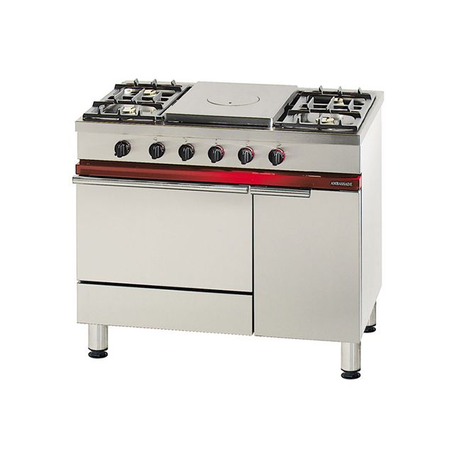 4 Burners Gas Stove , 1 Simmer Plate,137 Lt Gas Oven