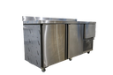 2.5 Stainless Steel Door Underbarfridge with Adjustable Shelves