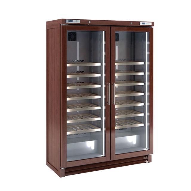200 Bottle Wine Cooler With Wood Exterior (Cherry)