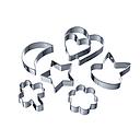 6 Assorted Garnishing Biscuit Cutters