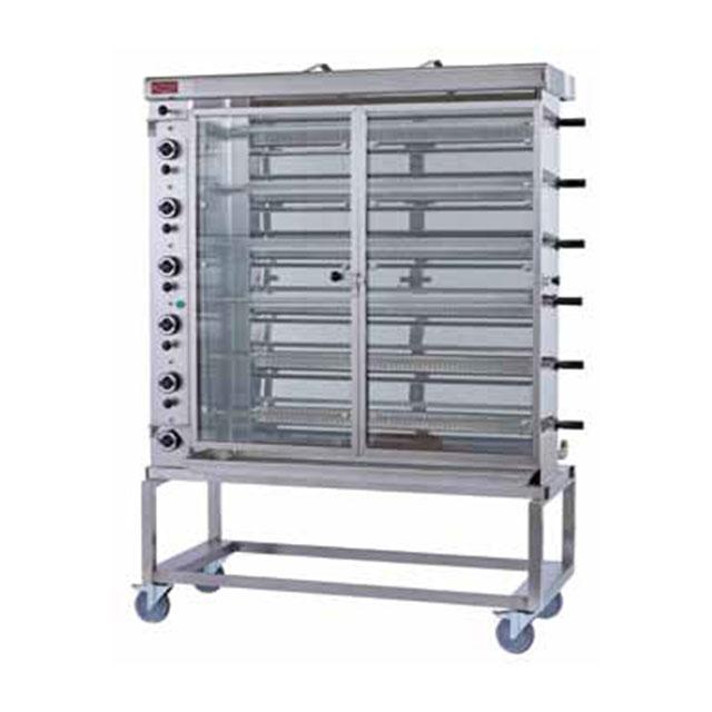 6 Spit Comfort Rotisserie  In Full Stainless Steel - Package