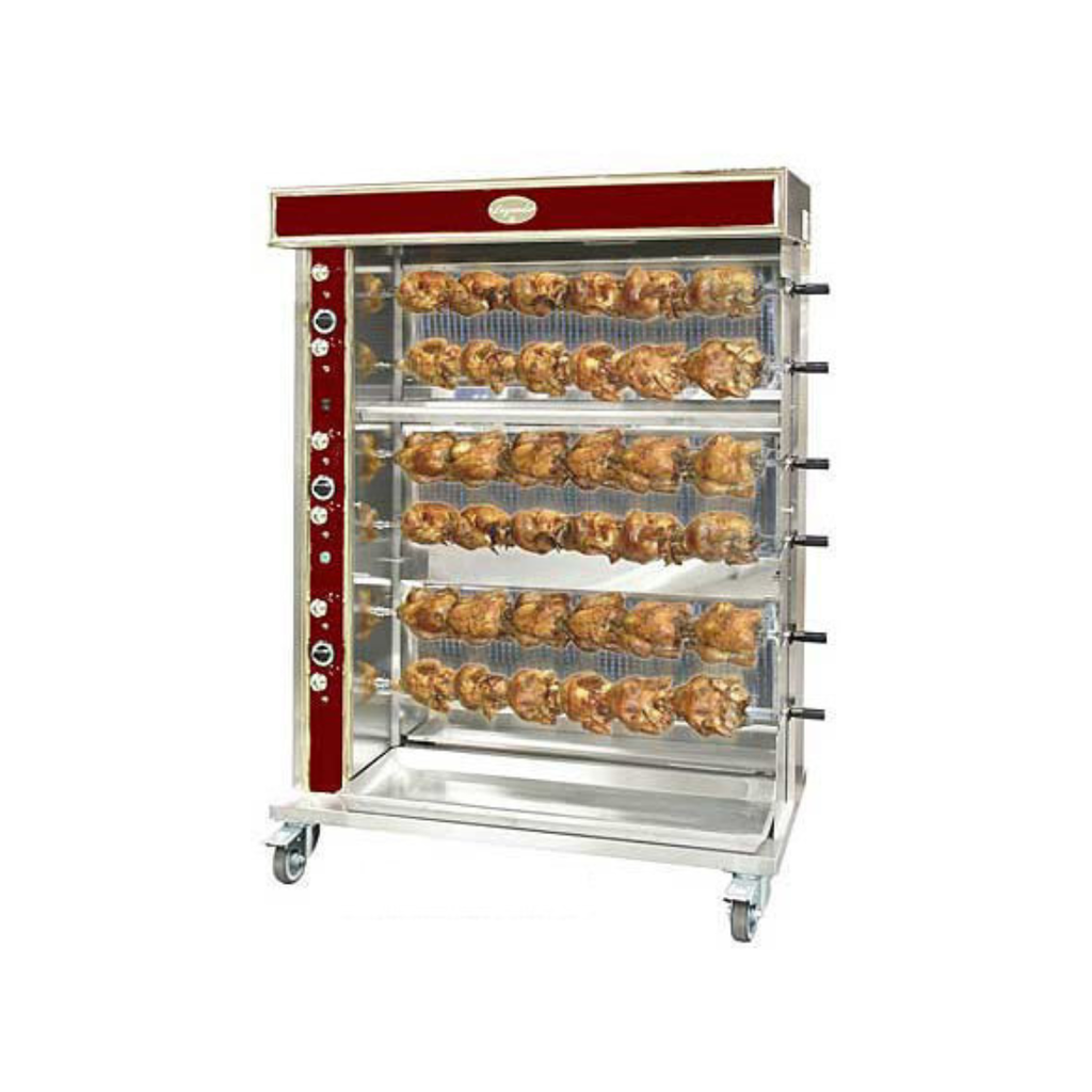 6 Spit Legend Rotisserie With Red Panel - Package