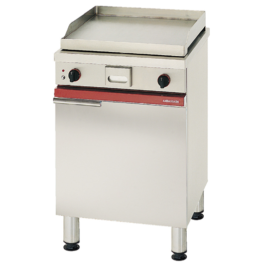 600 Cabinet Smooth Chromed Elec Plancha + Door & Supp