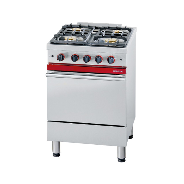 600 Cooker, 4 Bnrs, 55 Lt Elec Conv Oven