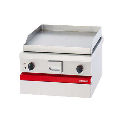 600 Counter Top Smooth Chromed Elec Plancha