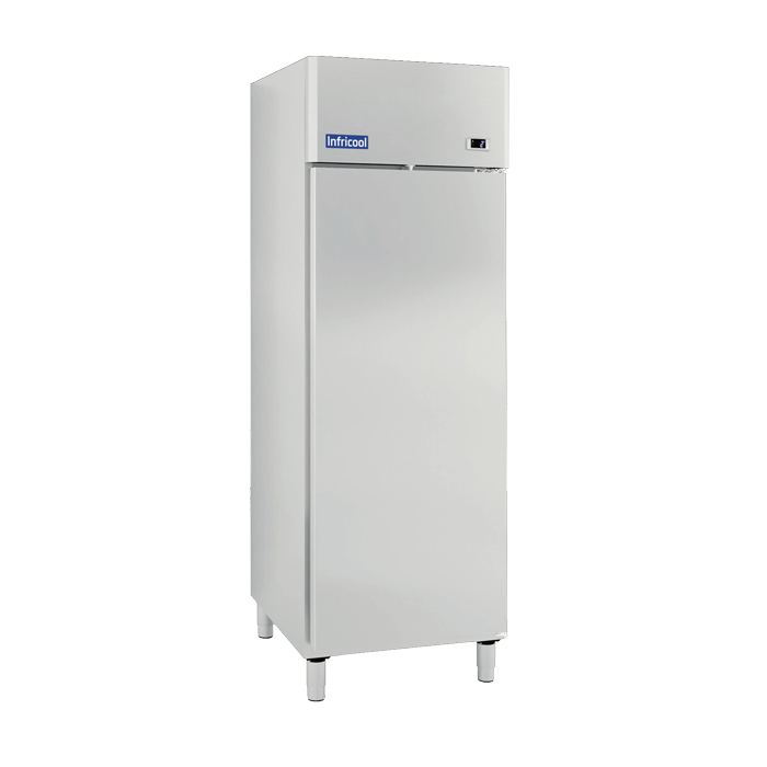 610L Upright Fridge With Single Stainless Steel Door