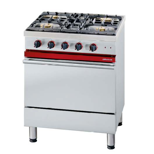 700 Cooker, 4 Bnrs, 1 GN Convection Oven + 3.3 Kw Grill