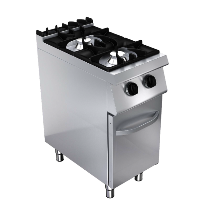 Kusina 700 Series Cooker W/ Gas 2 Burners, Cupboard 400x730x900mm