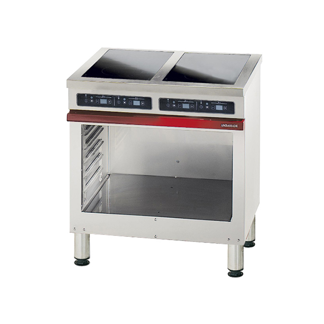 800 Cabinet Induction 4 X 2.8 Kw Burners - Open Bay with Shelf Support (DSA800)