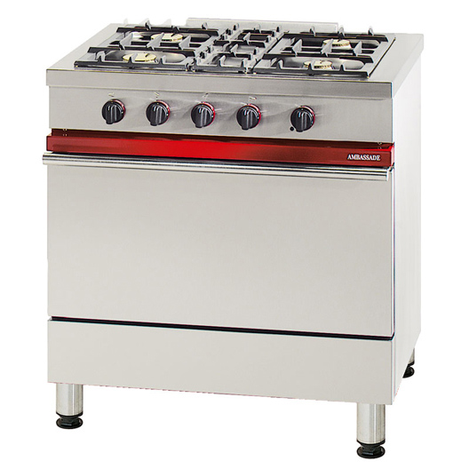 800 Cooker, 4 Bnrs, 84 Lt Convection Electric Oven