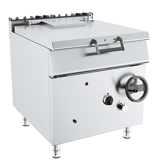 Kusina 900 Series Tilting Bratt Pan W/ Gas 80 Lt 800x900x900mm