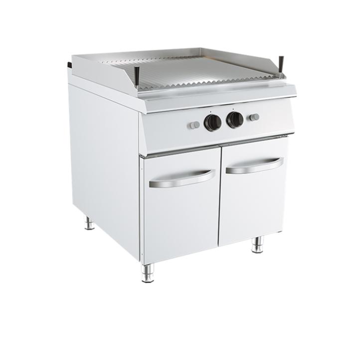 Kusina 900 Series Fry Top W/ Gas Smooth Plate 800x900x900mm