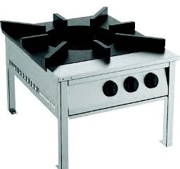 Kusina Low Series Stove Three Ring 700x850x500mm