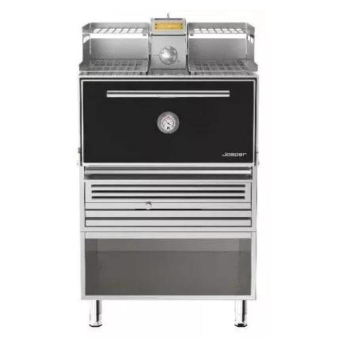 Josper HJX-L175-WTD  With Stainless Steel Stand And Black Door